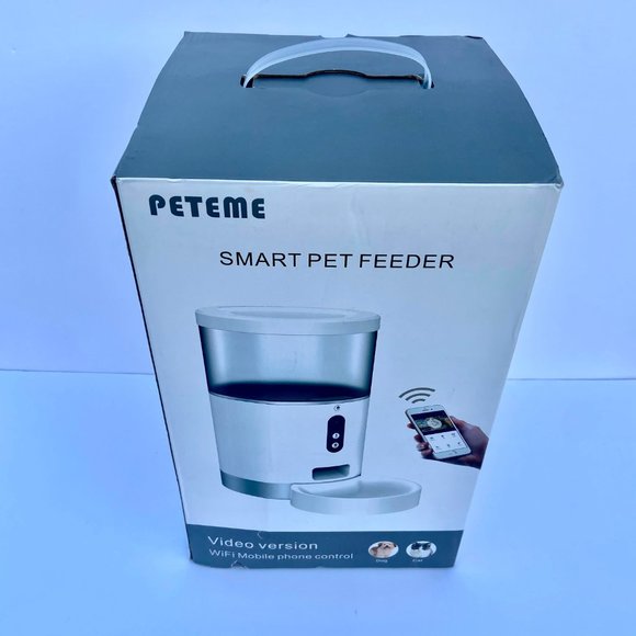 Peteme Automatic Cat Feeder, Smart Pet Feeder w/ APP Control Food Dispenser NEW - Picture 5 of 9